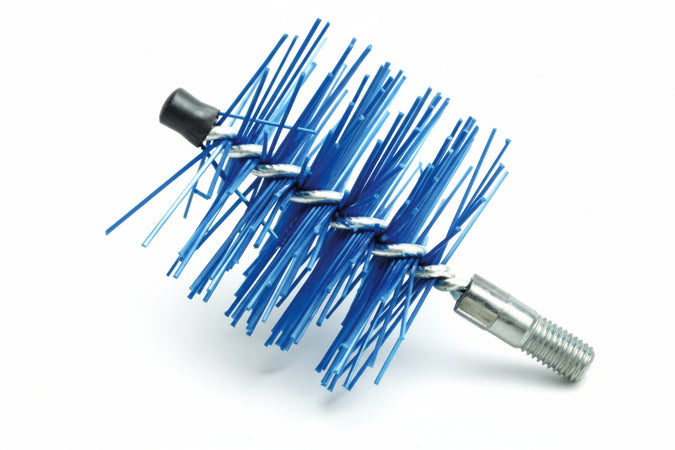 Scovolo A Elica In Nylon Per Stufe A Pellet- - Ø Mm.100 - 3 Pezzi