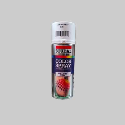 Bomboletta Spray Metallizzato Soudal 400 Ml - Argento - 6 Pezzi- Soudal