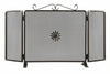 Parascintille Due Ante Decoro Fiore Per Camino Cm.80X50H. (677D) Mille