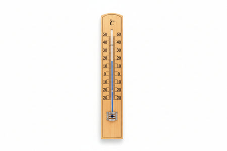 Termometro In Legno Per Interno Ed Esterno- - Cm.20X3,4X1,2 - 5 Blister Molletherm