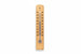 Termometro In Legno Per Interno Ed Esterno- - Cm.20X3,4X1,2 - 5 Blister Molletherm