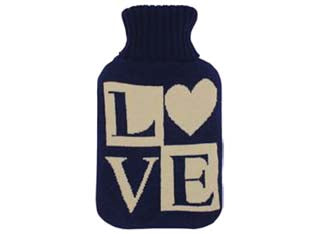Borsa Acqua Calda Love Black 2L Xtra