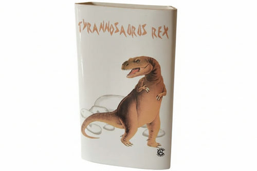 Umidificatore In Ceramica Largo Dinosauri- Cm.12,5X3X20,5H. - 3 Pezzi Il Coccio