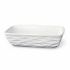 Umidificatore In Ceramica Vaschetta Rigata Bianca- - Cm.10X6X24H. - 12 Pezzi Il Coccio