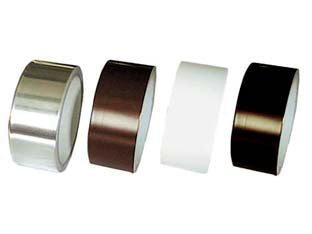 Nastro Adesivo In Alluminio Per Alte Temperature- - Mm.40X9 Mt. Colore Bianco - 3 Pezzi Geko