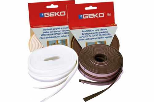 Parafreddo In Pvc Profilo I- - Mm.9H. Rotolo Da Mt.6 Colore Marrone - 6 Pezzi Geko