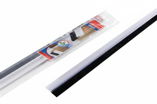 Parafreddo Adesivo Rigido Per Porte Con Spazzolino- - Cm.100 Colore Trasparente - 25 Pezzi Geko