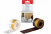 Parafreddo Adesivo In Pvc Espanso Per Porte Soft- - Cm.3,8X100 Marrone - 6 Pezzi Geko