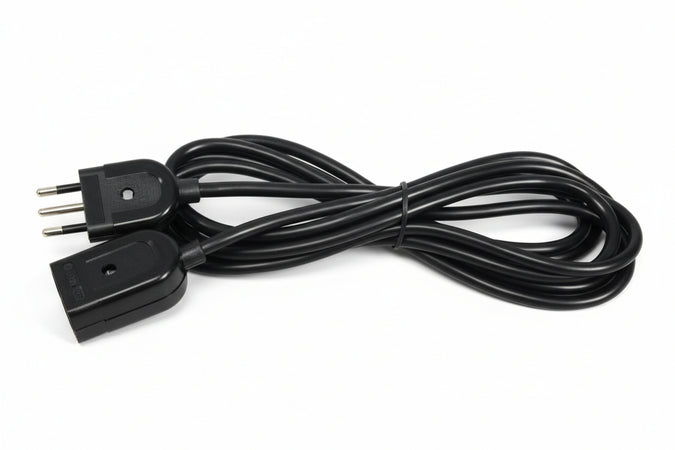 Prolunga Elettrica Lineare 3X0,75 Nera Mt.3 Syntesy