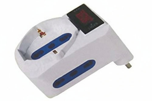 Adattatore Triplo 2 Bipasso + 1 Schuko Con Interruttore E Protezione Spina Da 10A Colore Bianco Syntesy