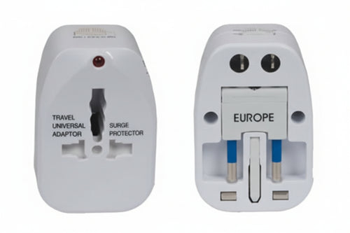 Adattatore Universale Per Spine Elettriche Bianco- Portata Max 2.500W - 2 Pezzi Syntesy