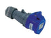 Presa Industriale Volante Blu 2P+T Cee Ip44- -16A Colore Blu - 5 Pezzi