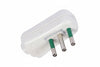 Spina Piatta 2 Poli + Terra Bianca Linea Garanti- - Bianca 10A 82530-E - 10 Pezzi Fanton