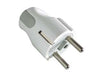 Spina Schuko 2 Poli + Terra 16A Bianca- - Bianca 80070 - 5 Pezzi Fanton
