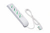 Multipresa 4 Posti Bipasso + Schuko Bianco 410110 Fanton
