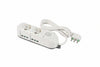 Multipresa 2 Bip. + Sch. + 4 Bip. Later. Con Int. Linea Retail Triax- - Bianca 49112 - 2 Pezzi Fanton