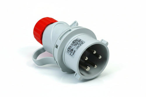 Spina Industriale Volante Argo Rossa 3P+T+N Cee 309 Ip44 16A Colore Rosso 70105 Fanton