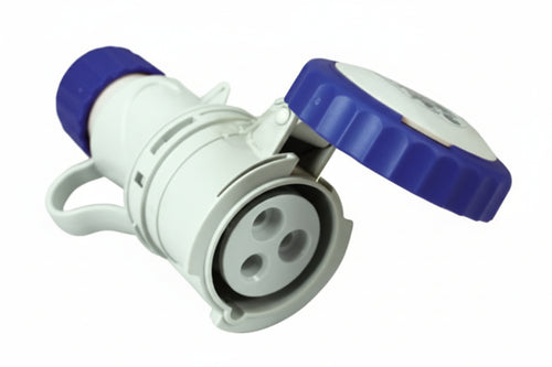 Presa Industriale Volante Argo Blu 2P+T Cee 309 Ip67 16A Colore Blu 71140 Fanton