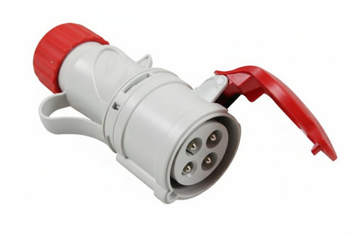 Presa Industriale Volante Argo Rossa 3P+T Cee Ip44 32A Colore Rosso 71124 Fanton