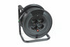 Avvolgicavo Civile Elettrico Onda 4 Prese Linea Garanti Ø Mm.260 Cavo Mt.50 H05Vvf Sezione 3G1,5 Fanton