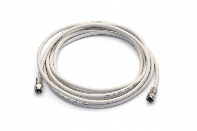 Prolunga Tv Cavo Coax Con Connettori F + O-Ring- - Mt.2 Art.31090 - 2 Pezzi Fanton