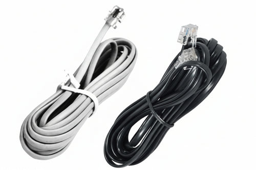 Cavo Lineare Telefonico Plug 6/4 Mt.3 Colore Nero 21281 Fanton