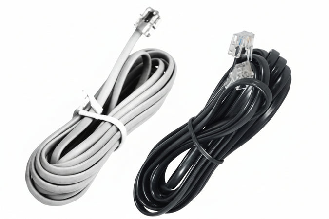 Cavo Lineare Telefonico Plug 6/4 Mt.3 Colore Nero 21281 Fanton