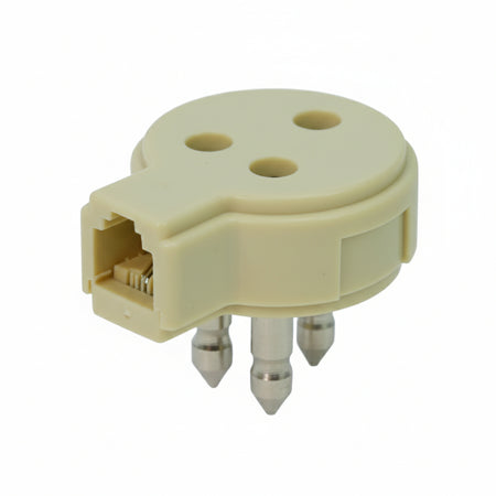 Spina Telefonica Duplicatore Tripolare Con Presa Plug 6/2 - 5 Pezzi