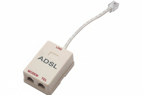Commutatore Telefonico 2 Uscite Plug 6/2C Per Linea Adsl Fanton