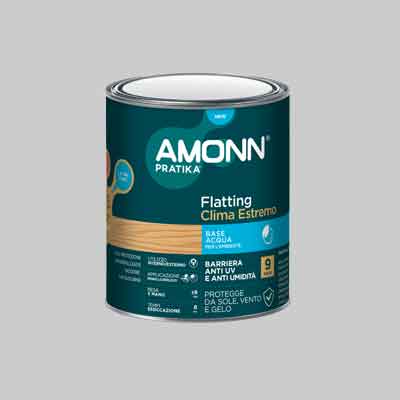 Flatting Per Esterno All'Acqua 'Clima Estremo' Amonn 0,75 Lt - Satinato - Amonn