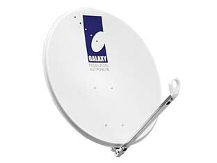 Parabola In Acciaio Elettrozincato (Senza Illuminatore) Cm.73X80