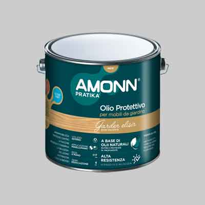 Olio Protettivo Per Legno 'Garden Elisir' Amonn 0,75 Lt - Satinato - Amonn