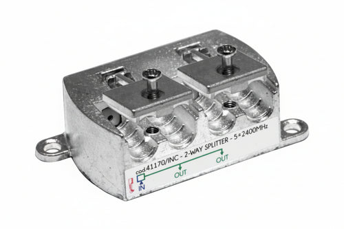 Partitore Da Incasso Terrestre E Satellitare- - 1 Ingresso - 3 Uscite - 1 Blister