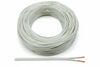 Cavo Elettrico Bipolare Piattina Costa Stretta Bianco- - 2X Mmq.0,50 Colore Bianco - 100 Mt