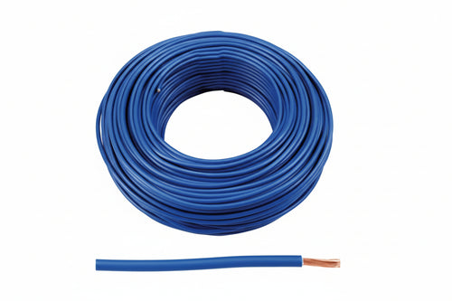 Cavo Elettrico Unipolare Antifiamma Blu Fs17- - 1X Mmq.4 Colore Blu - 100 Mt