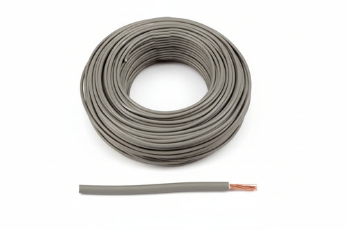 Cavo Elettrico Unipolare Antifiamma Grigio Fs17- - 1X Mmq.4 Colore Grigio - 100 Mt