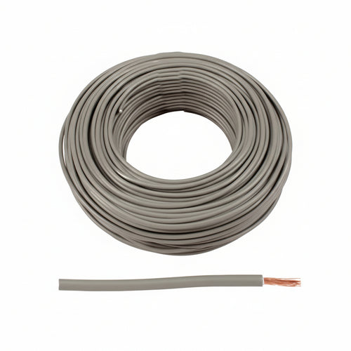 Cavo Elettrico Unipolare Antifiamma Grigio Fs17- - 1X Mmq.6 Colore Grigio - 100 Mt
