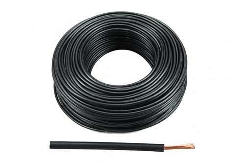 Cavo Elettrico Unipolare Antifiamma Nero Fs17- - 1X Mmq.4 Colore Nero - 100 Mt