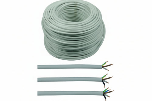 Cavo Elettrico Multipolare Cpr- - 3X Mmq.1,5 Colore Grigio - 100 Mt