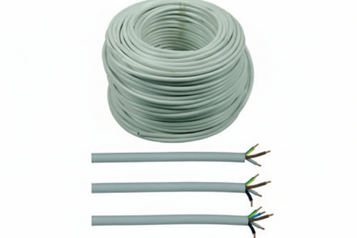 Cavo Elettrico Multipolare Cpr- - 4X Mmq.2,5 Colore Grigio - 100 Mt