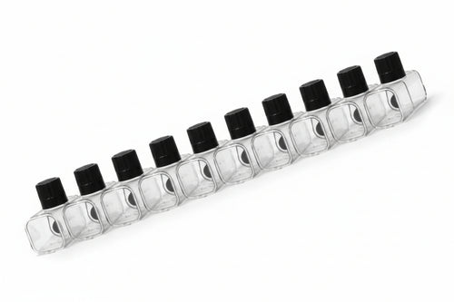 Connettori A Pipa- - Mm.2,5 In Stecca Pz.10 - 10 Pezzi