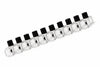 Connettori A Pipa- - Mm.4 In Stecca Pz.10 - 10 Pezzi