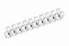 Connettori A Pipa- - Mm.6 In Stecca Pz.10 - 10 Pezzi