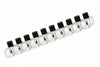 Connettori A Pipa- - Mm.10 In Stecca Pz.10 - 5 Pezzi
