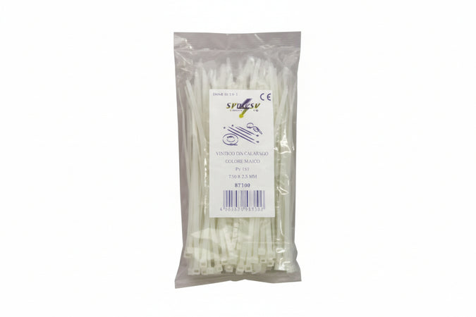 Fascette Nylon Naturale- - Mm.3,6X280 - 1 Busta Syntesy
