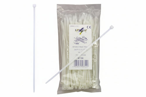 Fascette Nylon Naturale- - Mm.4,6X280 - 1 Busta Syntesy