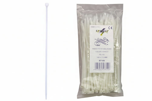 Fascette Nylon Naturale- - Mm.9,0X600 - 1 Busta Syntesy
