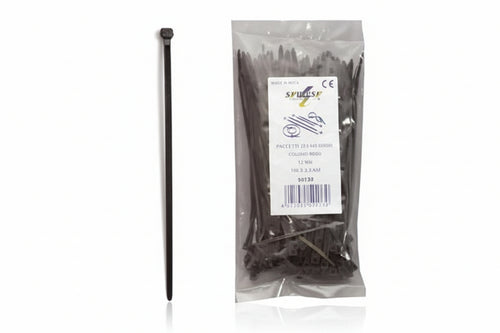 Fascette Nylon Nere- - Mm.2,5X150 - 1 Busta Syntesy