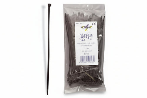 Fascette Nylon Nere- - Mm.2,5X200 - 1 Busta Syntesy