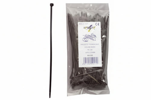 Fascette Nylon Nere- - Mm.4,6X280 - 1 Busta Syntesy